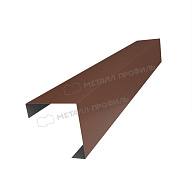 Планка угла декоративная на столб 60мм 62х62 х 2500 (VALORI-20-Brown-0.5)