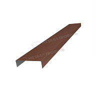 Планка декоративная на столб 40мм 20х42 х 2000 (VALORI-20-Brown-0.5)