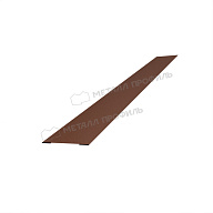 Планка крепежная забора 60 х 3000 (VALORI-20-Brown-0.5)