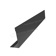 Планка угла усиливающая для забора 40х20 х 2000 (VALORI-20-DarkGrey-0.5)