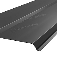 Сайдинг МЕТАЛЛ ПРОФИЛЬ Lбрус-15х240 NormanMP (ПЭ-01-9005-0.5)