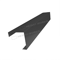 Планка угла декоративная на столб 60мм 62х62 х 3000 (VALORI-20-DarkGrey-0.5)