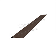 Планка крепежная забора 60 х 3000 (VALORI-20-DarkBrown-0.5)