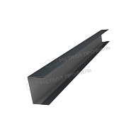 Планка стойки забора 40мм 30х40 х 2000 NormanMP (ПЭ-01-7016-0.5)