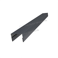 Планка крышки забора 40мм 30х45 х 2500 NormanMP (ПЭ-01-7024-0.5)