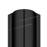 Штакетник металлический МЕТАЛЛ ПРОФИЛЬ ELLIPSE-O 19х126 (ПЭ-01-9005-0.45)