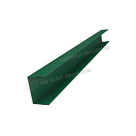 Планка стойки забора 40мм 30х40 х 2500 (ПЭД-01-6005\6005-0.45)
