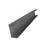 Планка стойки забора 60мм 35х60 х 2000 (VALORI-20-Grey-0.5)