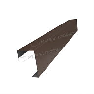 Планка угла декоративная на столб 40мм 42х62 х 2000 (VALORI-20-DarkBrown-0.5)