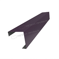 Планка угла декоративная на столб 60мм 62х62 х 3000 (VALORI-20-Violet-0.5)