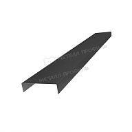 Планка декоративная на столб 40мм 20х42 х 3000 (VALORI-20-DarkGrey-0.5)