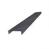 Планка декоративная на столб 60мм 17х62 х 2500 NormanMP (ПЭ-01-7024-0.5)