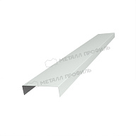 Планка декоративная на столб 40мм 20х42 х 2500 NormanMP (ПЭ-01-7035-0.5)