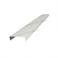 Планка декоративная на столб 40мм 20х42 х 2500 NormanMP (ПЭ-01-9010-0.5)